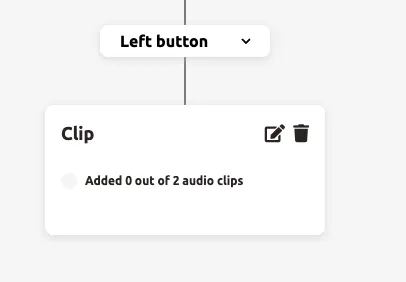A Left button connection — the visitor presses Left on the Podcatcher to continue to this clip.