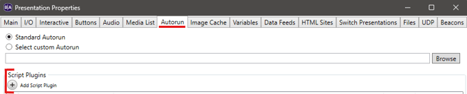 Add Script Plugins